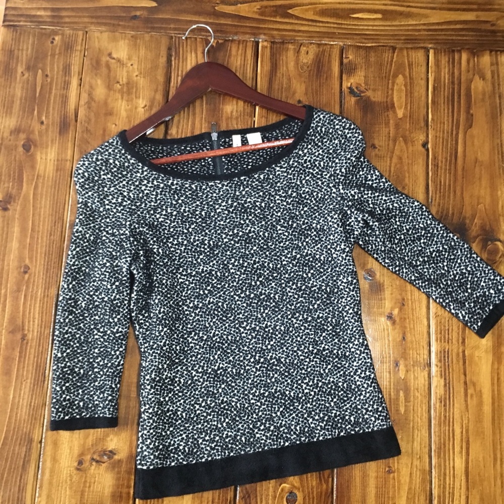 Moth Anthropologie 3/4 Sleeve Top sz XS